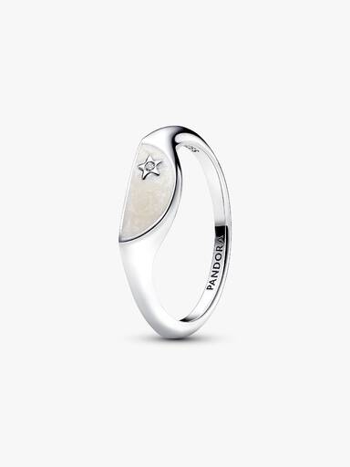 Pandora ME signetring med emalj