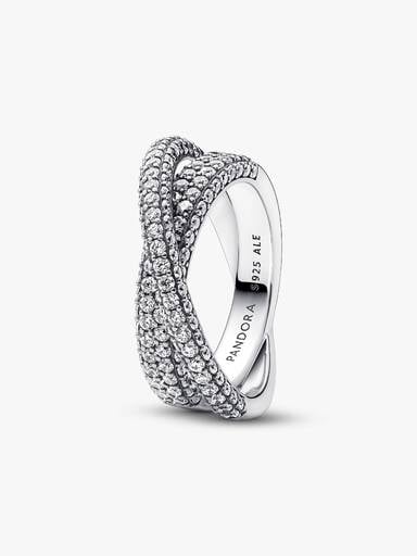 Pandora Timeless bandring med glittrande stenar