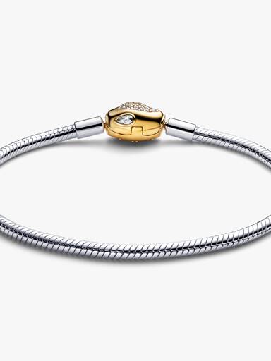 Kedjearmband med ormspänne
