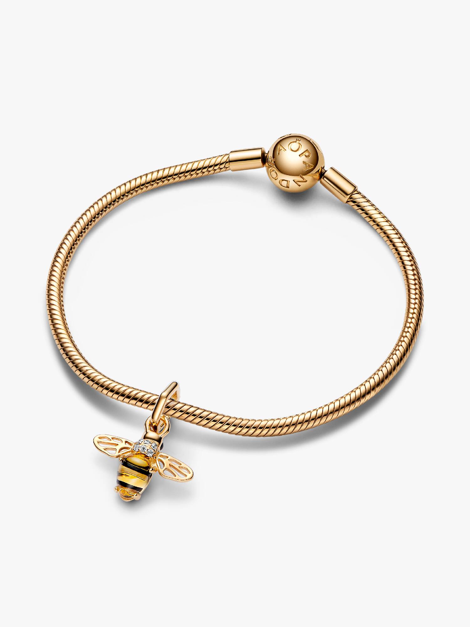 Armband med glittrande bin