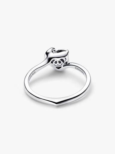 Disney The Nightmare Before Christmas Jack Black, svart hjärtformad ring