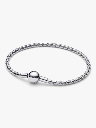 Kedjearmband med runt lås