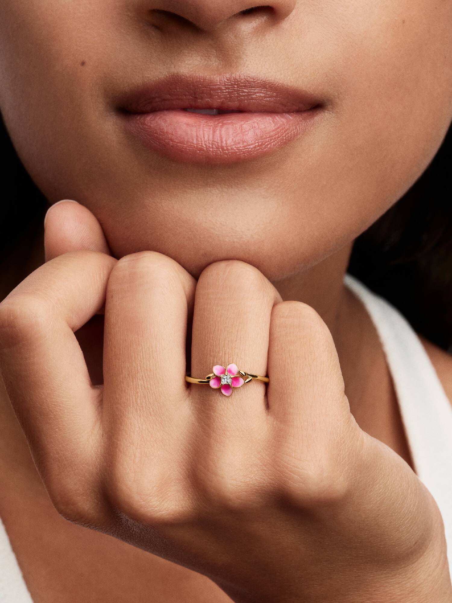 Disney Vaiana-ring med blomma