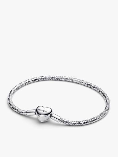 Amour & hjärta hänglås charm & armband set