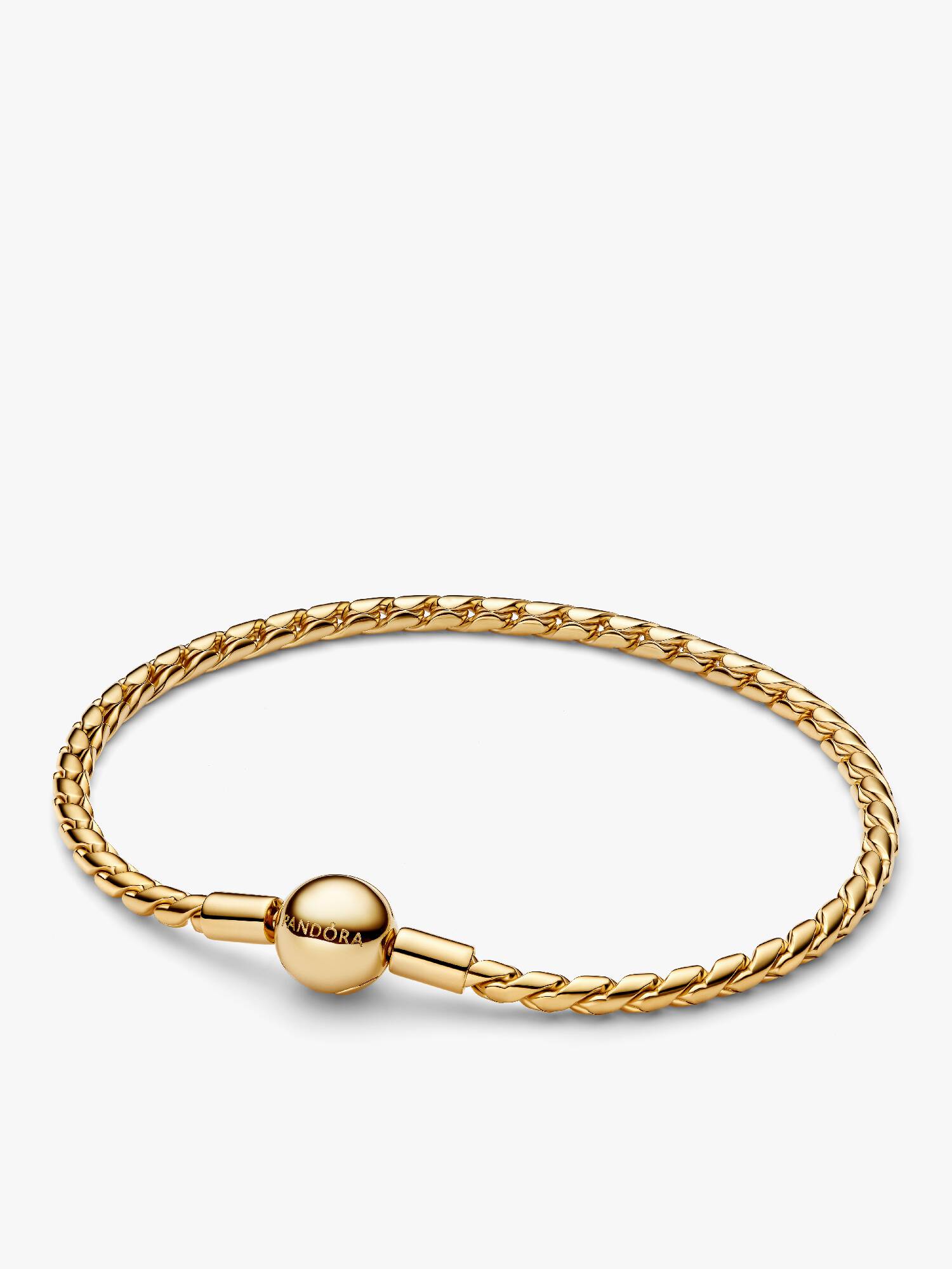 Kedjearmband med runt lås
