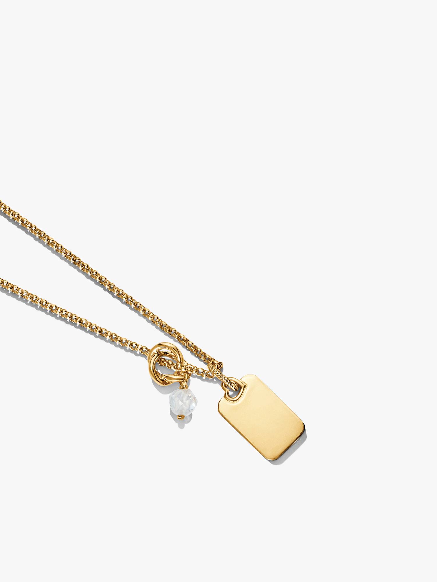April Graverbar Hängande Berlock Halsband Set