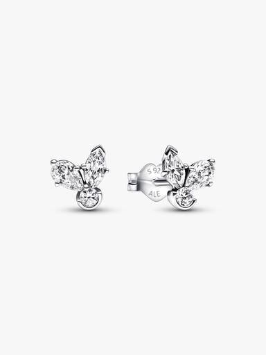 Sparkling Herbarium Cluster Stud Earrings