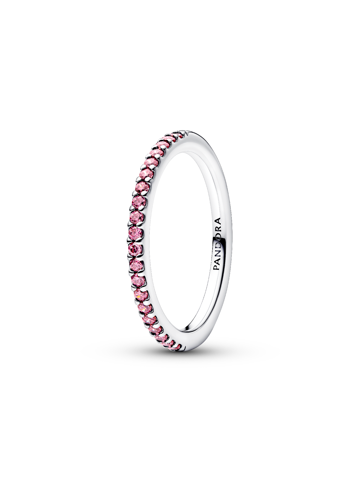Bandring med rosa glittrande stenar