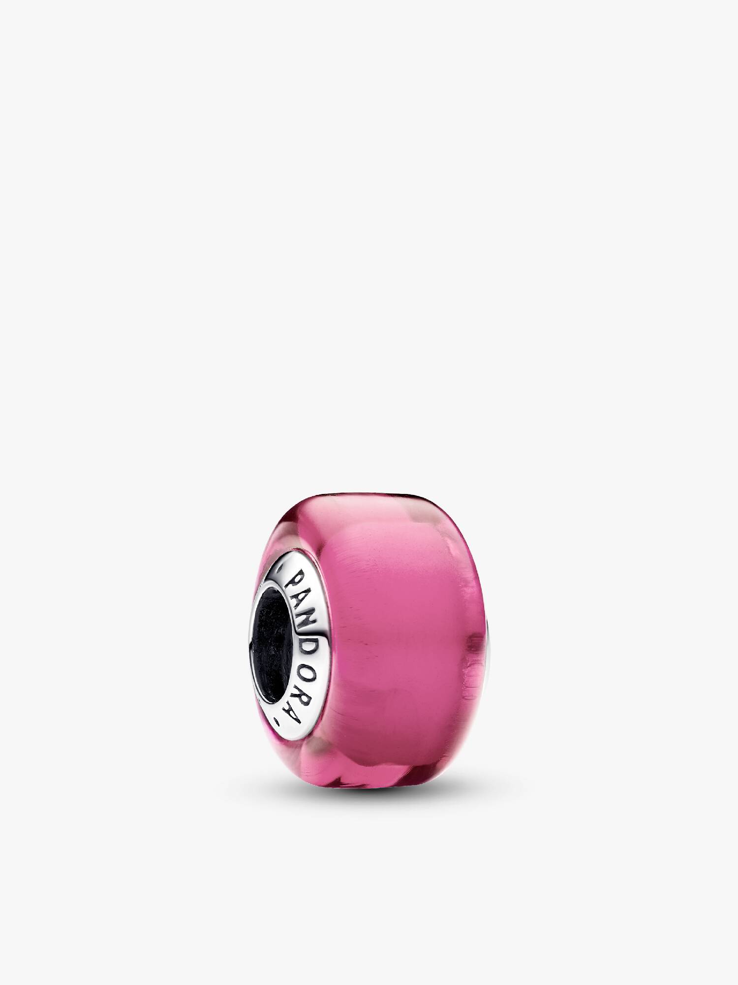 Rosa miniberlock i muranoglas