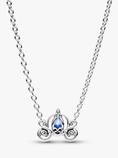 Disney Askungens vagn, halsband med hängsmycke