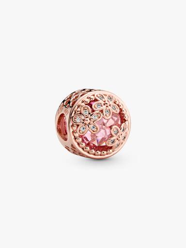 Glittrande rosa rusensköna, berlock