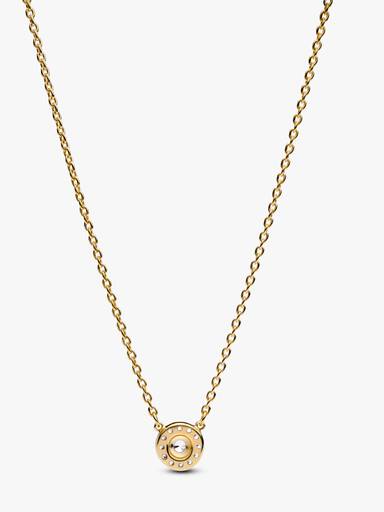 Glittrande hängsmycke och halsband