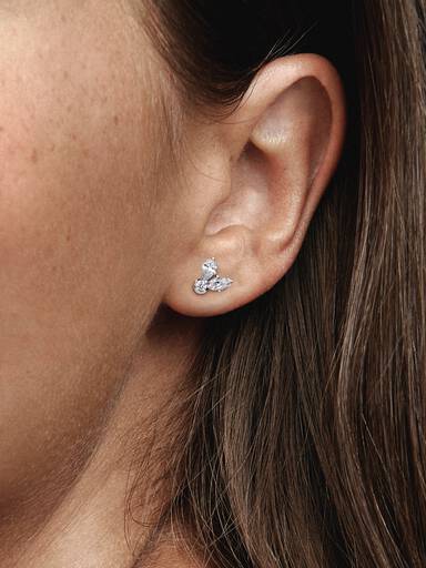 Sparkling Herbarium Cluster Stud Earrings