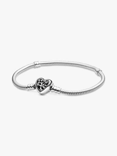 Pandora Moments ormkedjearmband med hjärtformat lås