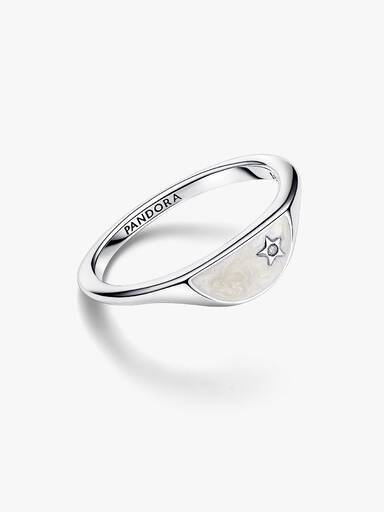 Pandora ME signetring med emalj