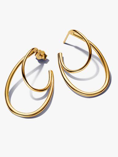 Organiskt formade, dubbla hoops