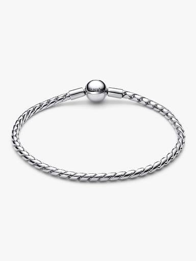 Kedjearmband med runt lås