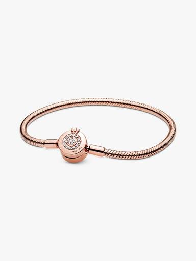 Pandora Moments glittrande Crown O-ormkedjearmband
