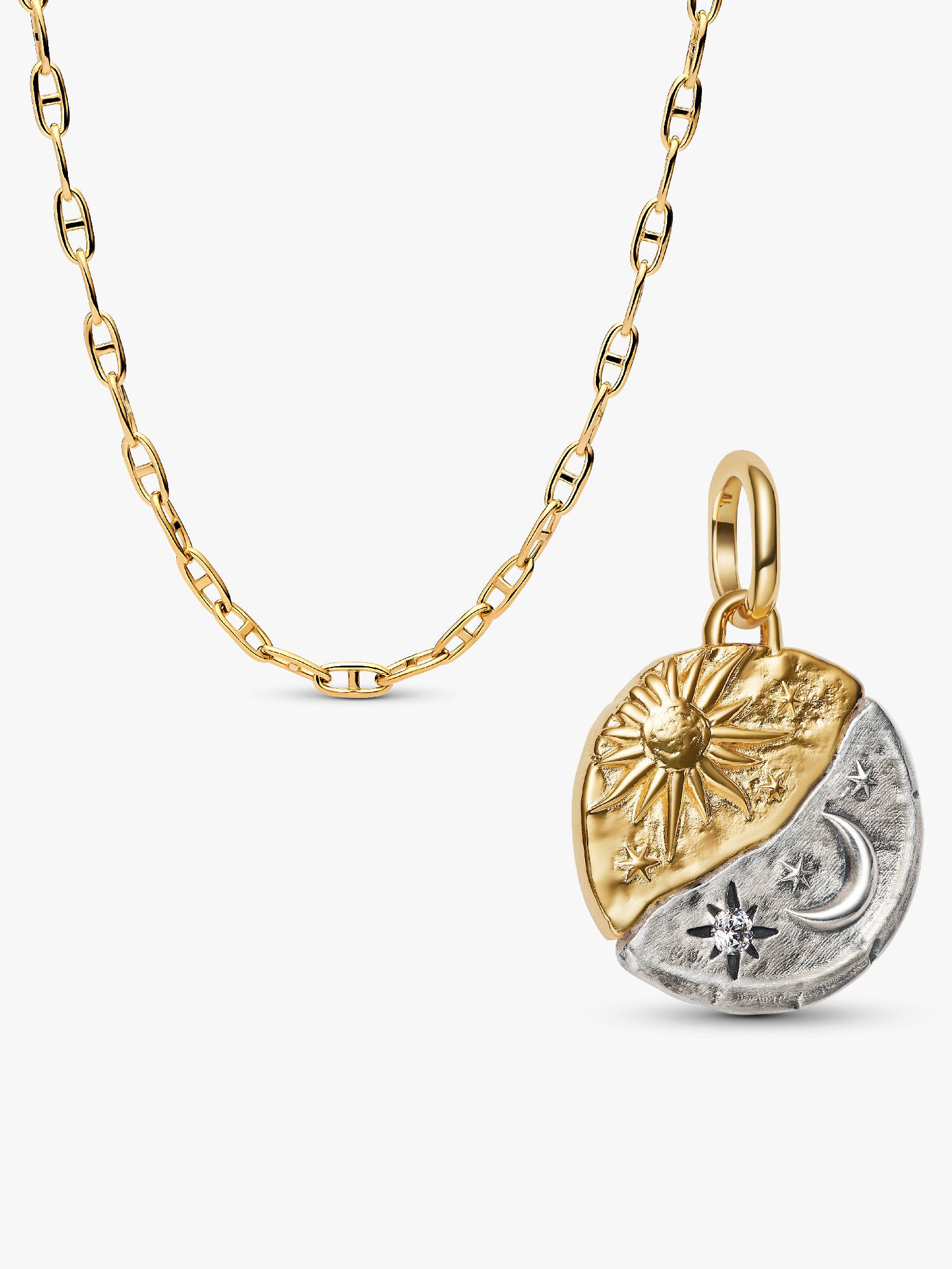 Strålande natt halsband & medaljongberlockset
