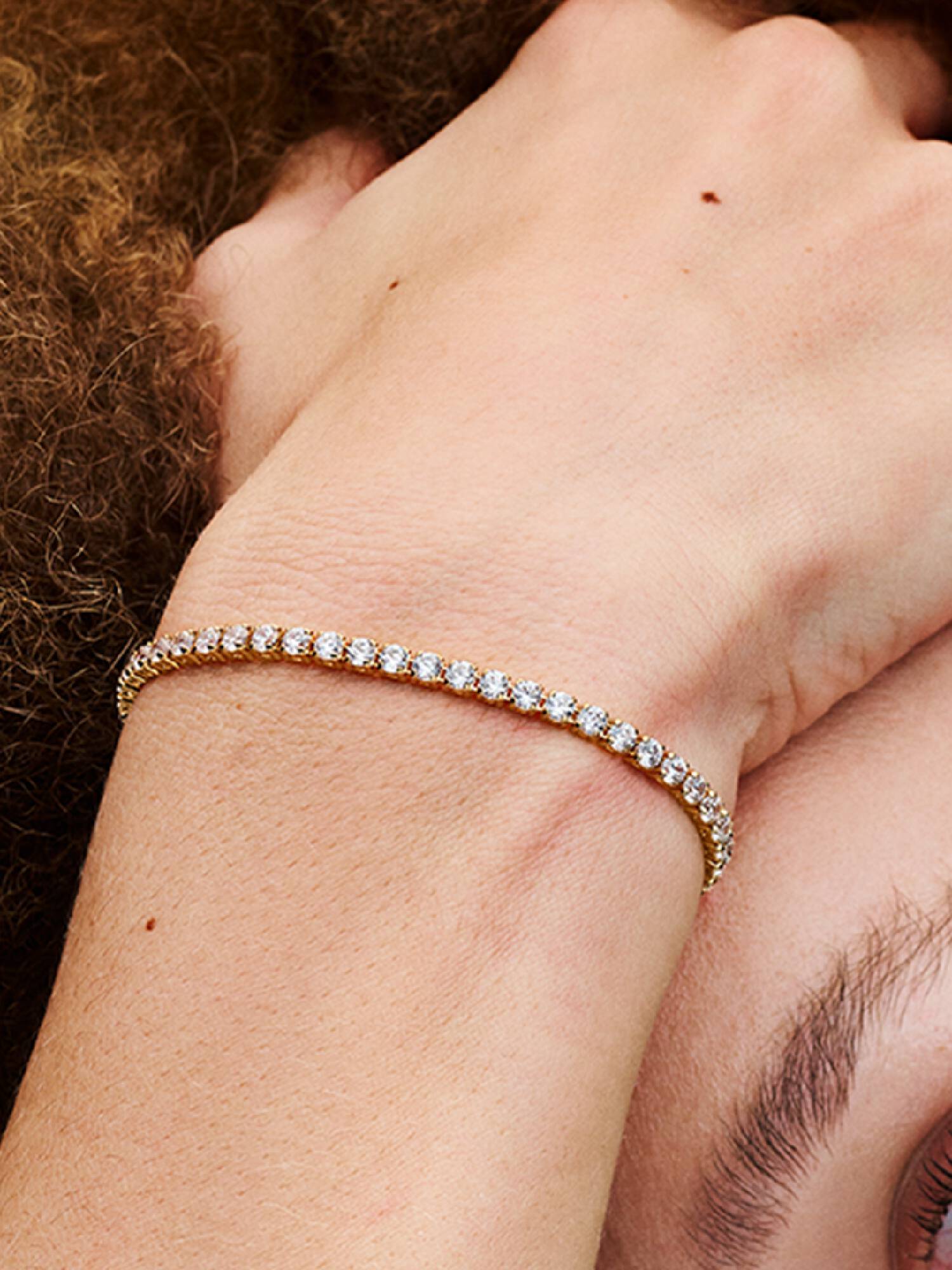 Gnistrande tennisarmband