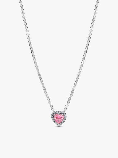 Presentset med rosa glittrande hjärtan