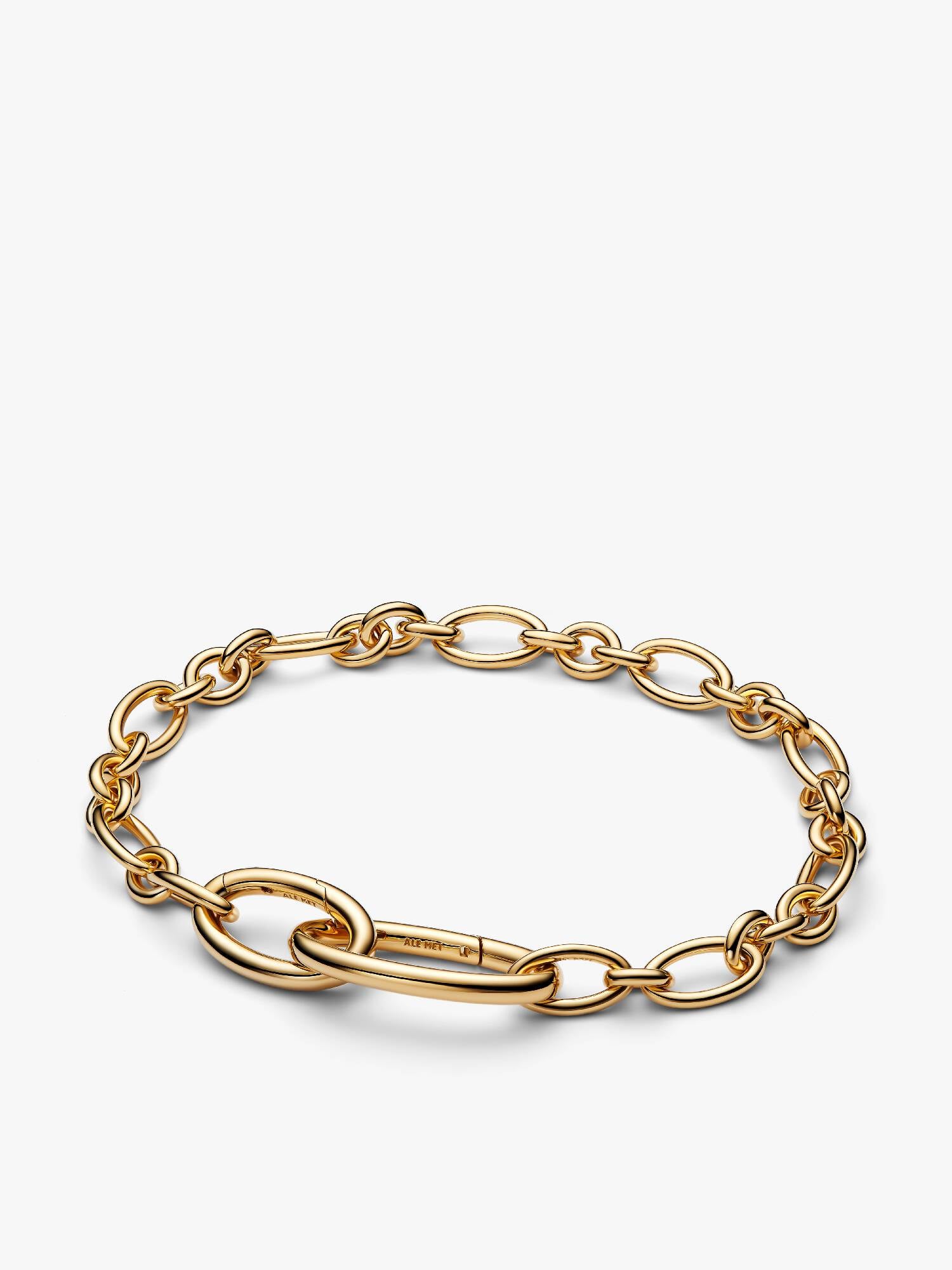 Öppningsbart ovalt länkkedjearmband