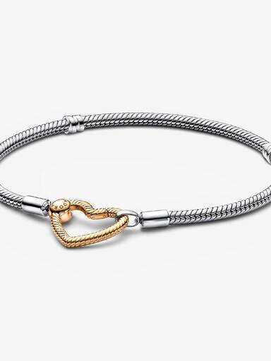 Pandora Moments ormkedjearmband med hjärtlås