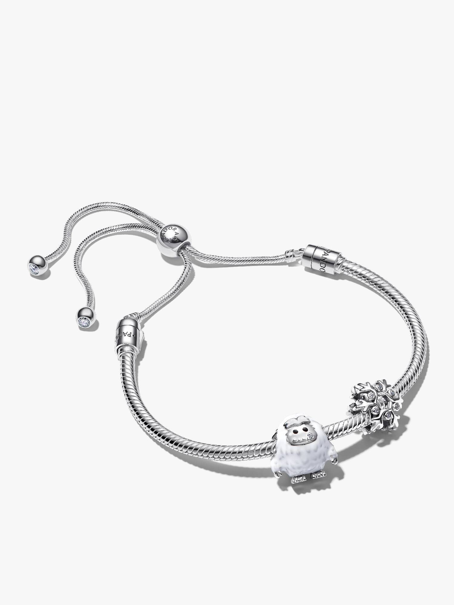 Yeti- och Snöflinga Justerbart Armbandsset
