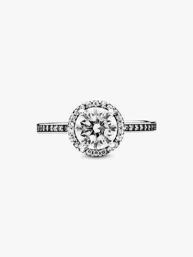 Rund glittrande ring