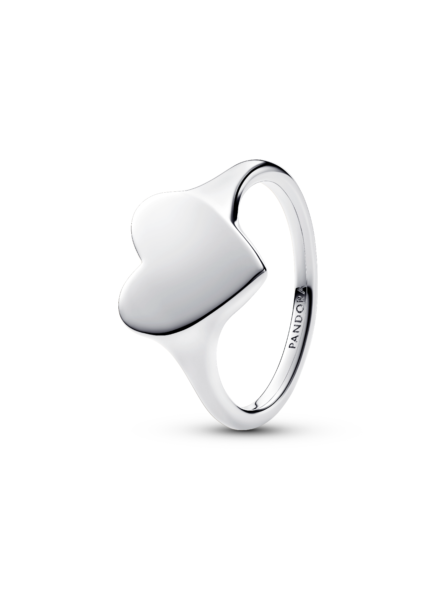 Graverbar ring med hjärta