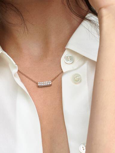 Pandora Timeless pavéprydda collierhalsband