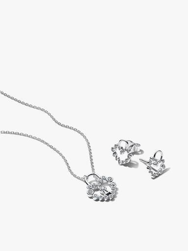 Små ögonblick Halsband & örhängen Smyckeset