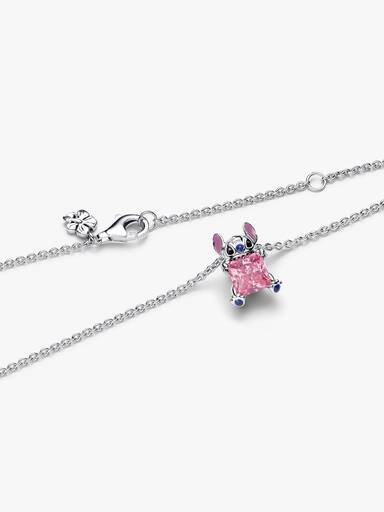 Disney Stitch collierhalsband med rosa sten