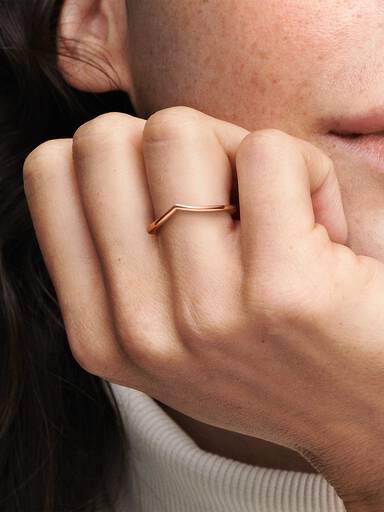 Polerad Wishbone-ring