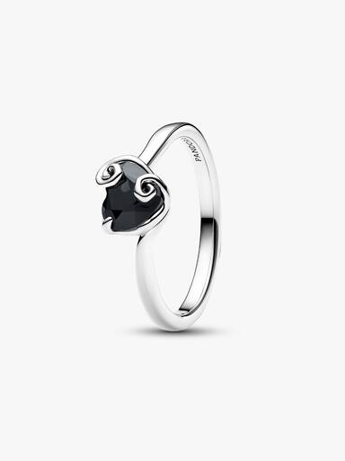 Disney The Nightmare Before Christmas Jack Black, svart hjärtformad ring