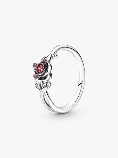 Disneyprinsessan Belle Skönheten och Odjuret Rosen Ring