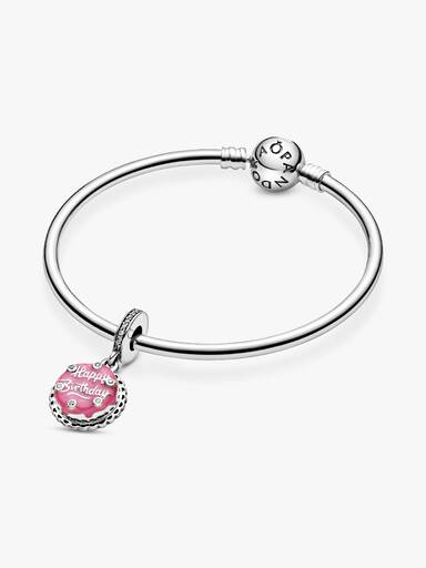 Rosa Födelsedagstårta Hängberlock