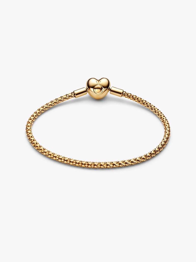 Ormkedjearmband med hjärtlås