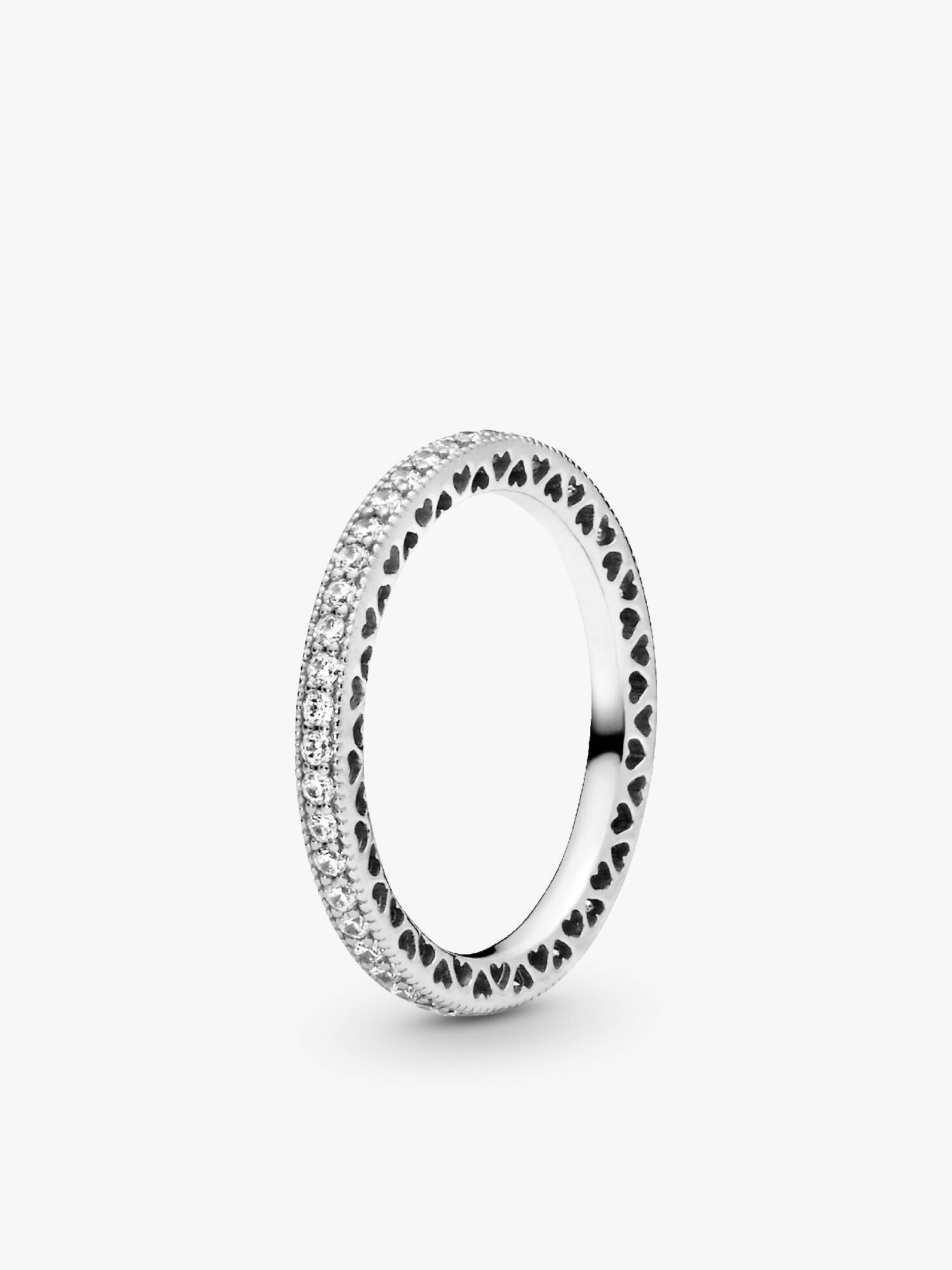 Ring med glitter och hjärtan