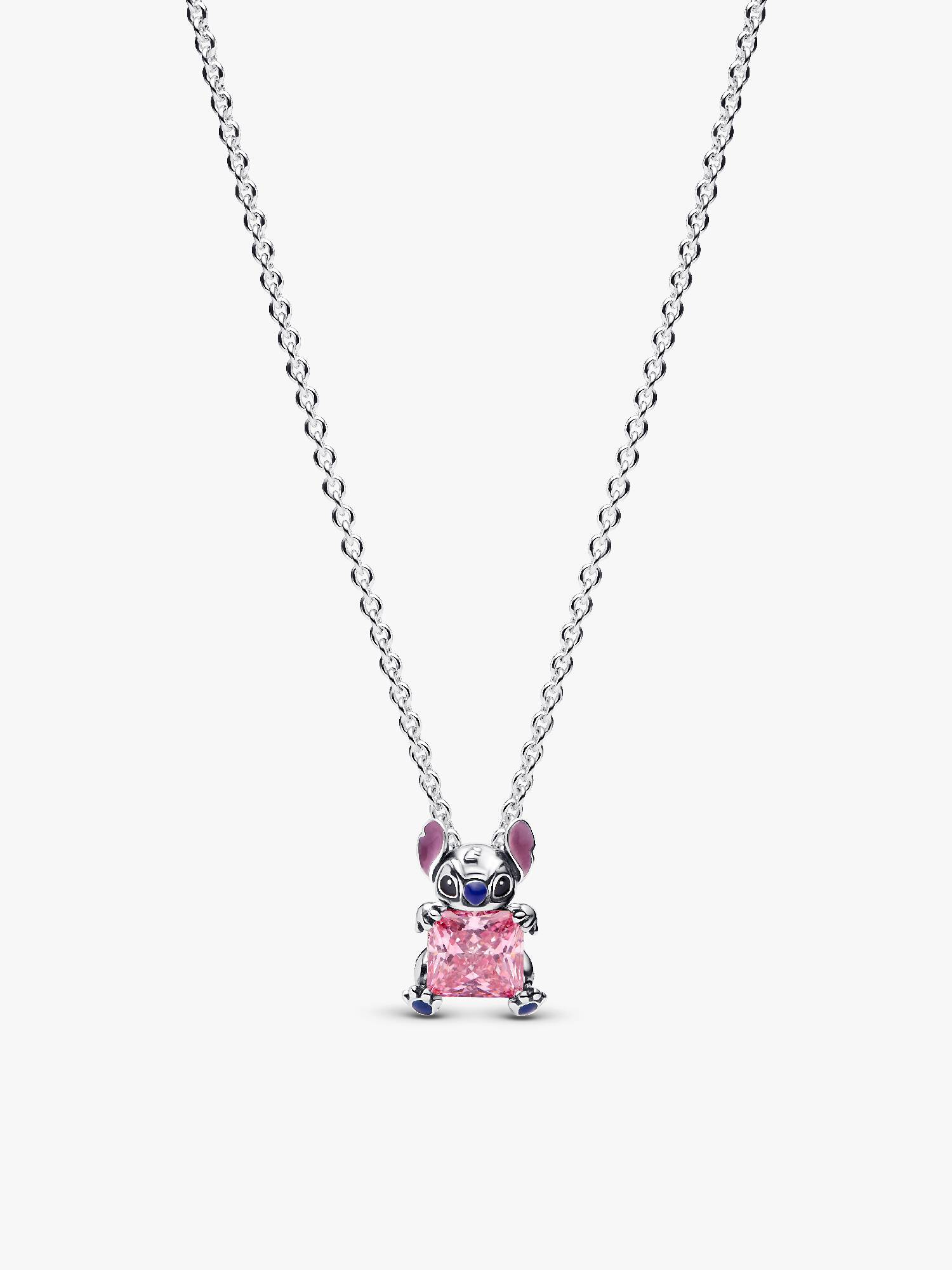Disney Stitch collierhalsband med rosa sten