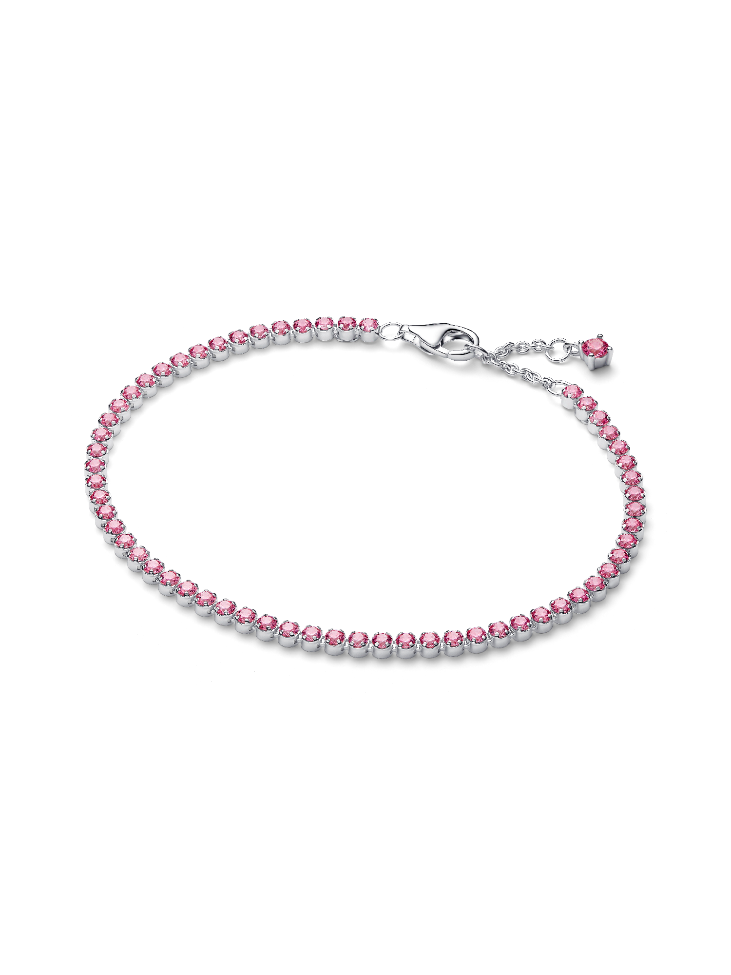 Litet rosa tennisarmband