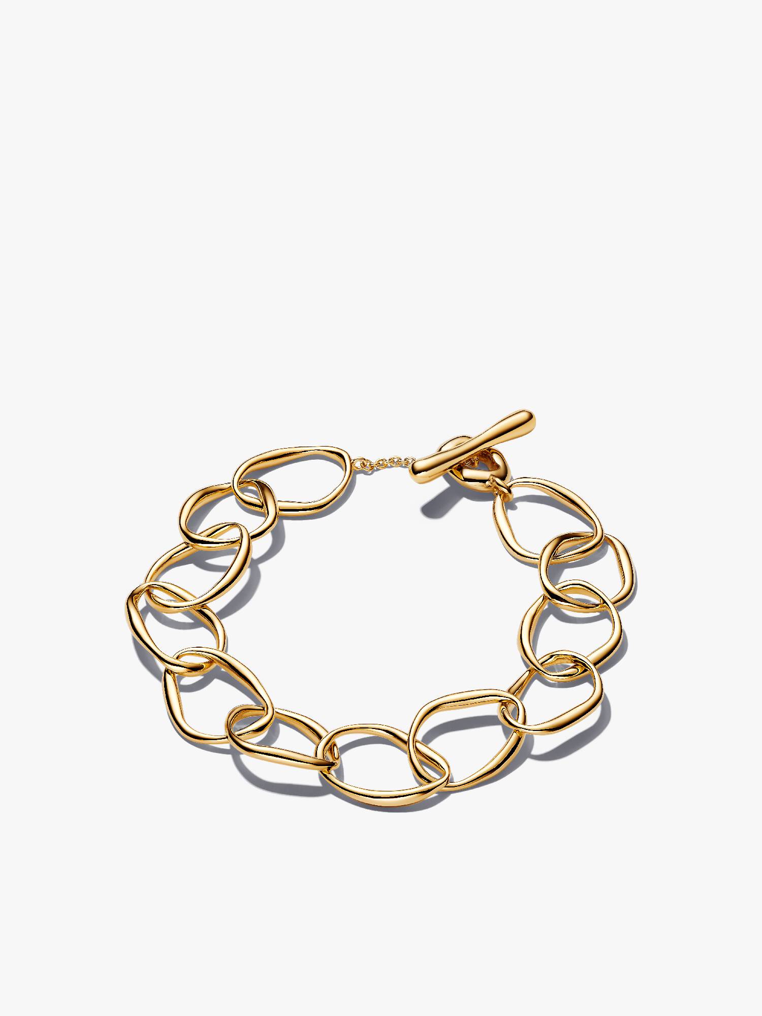 Armband med organiskt formade band
