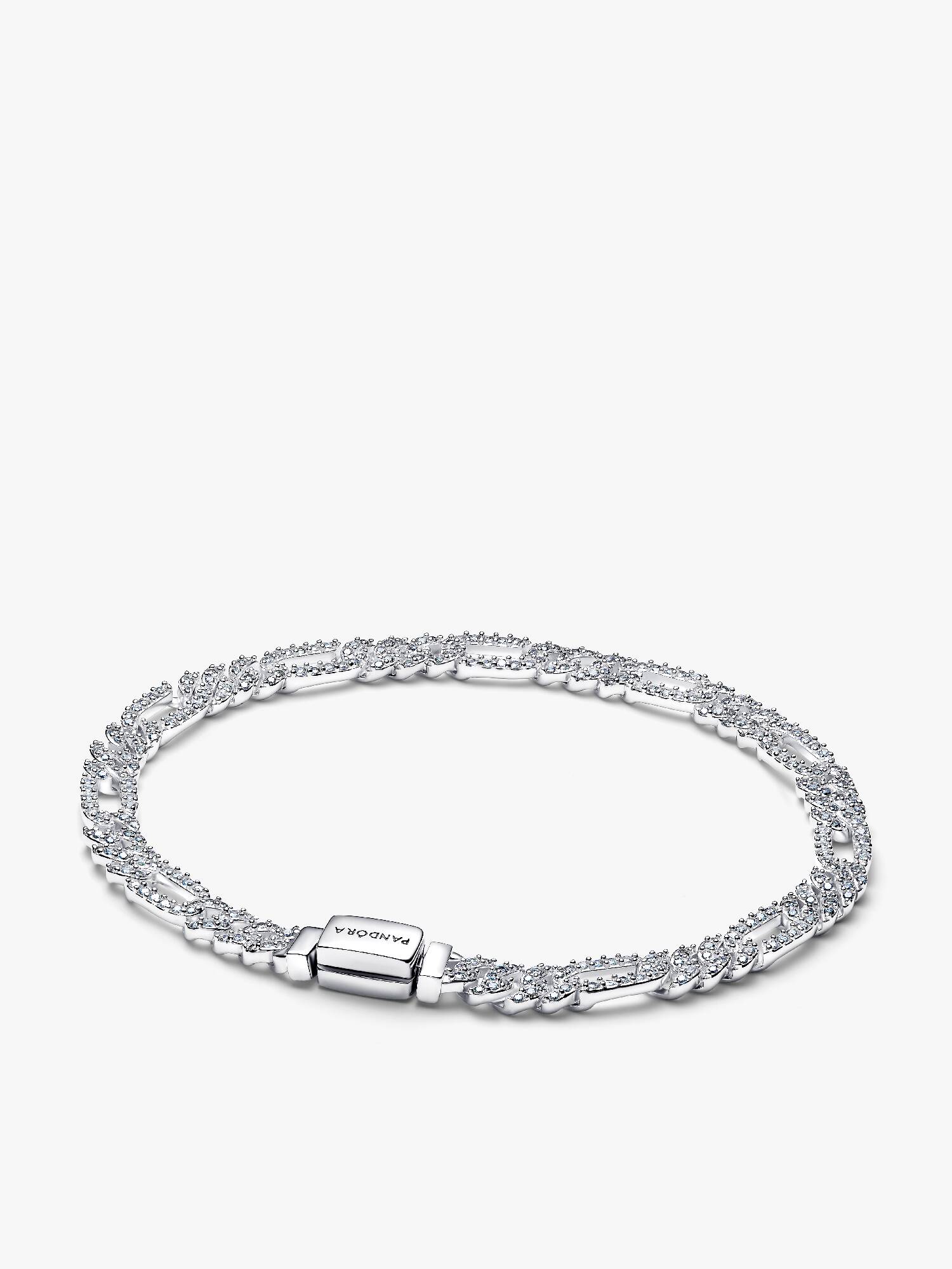 Pansarkedjearmband med ovala länkar