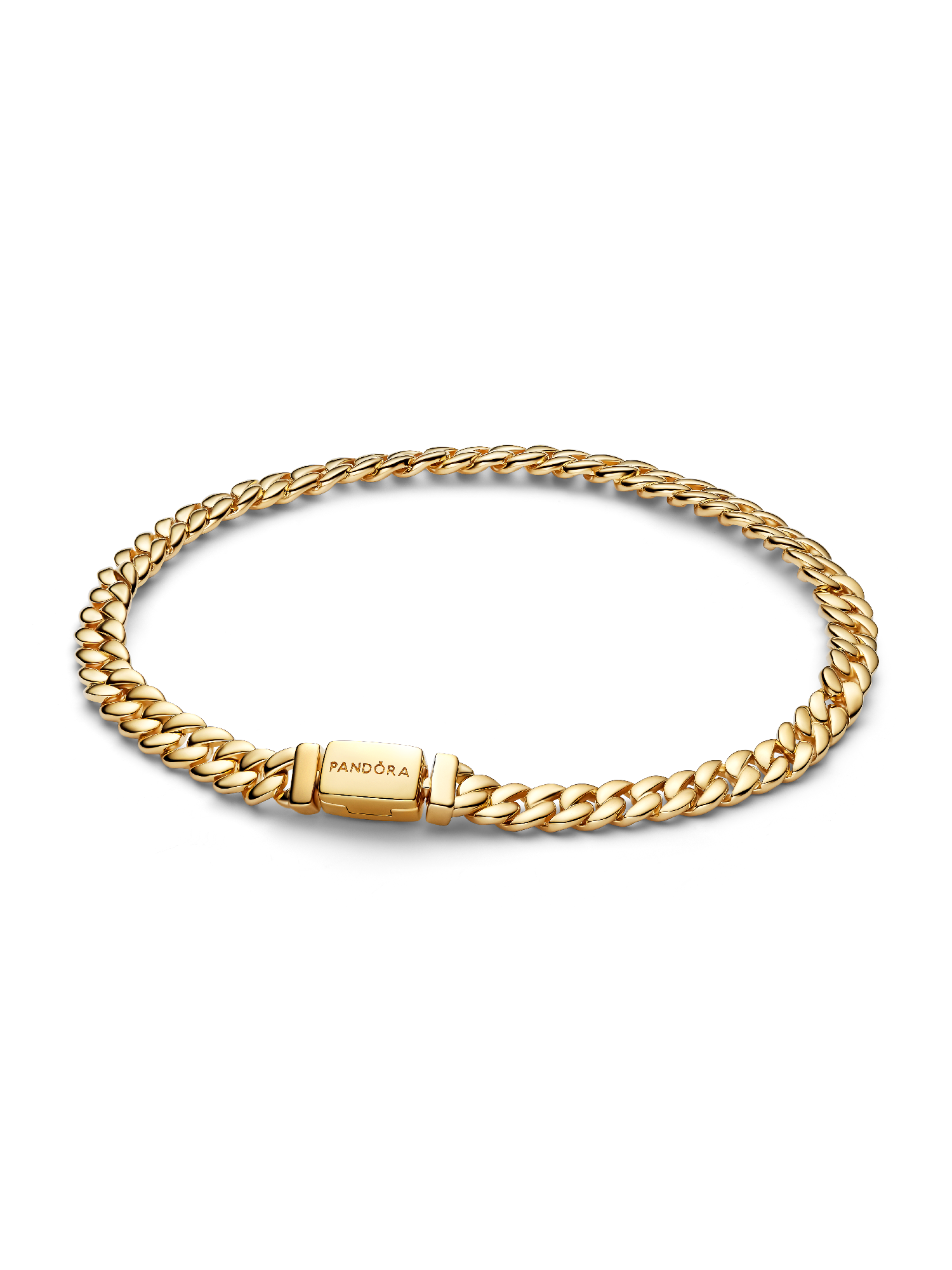 Glänsande pansarkedjearmband