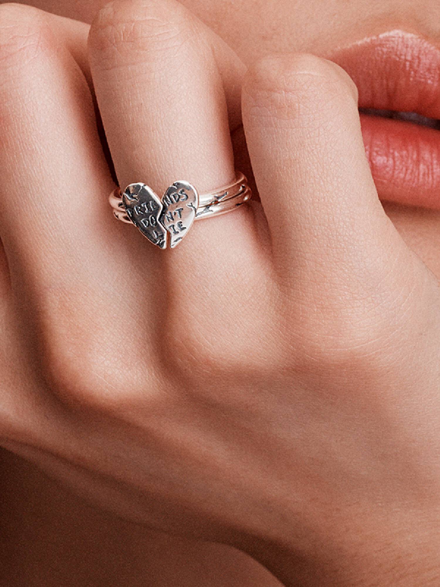Stranger Things Friends Don't Lie, delbar ring