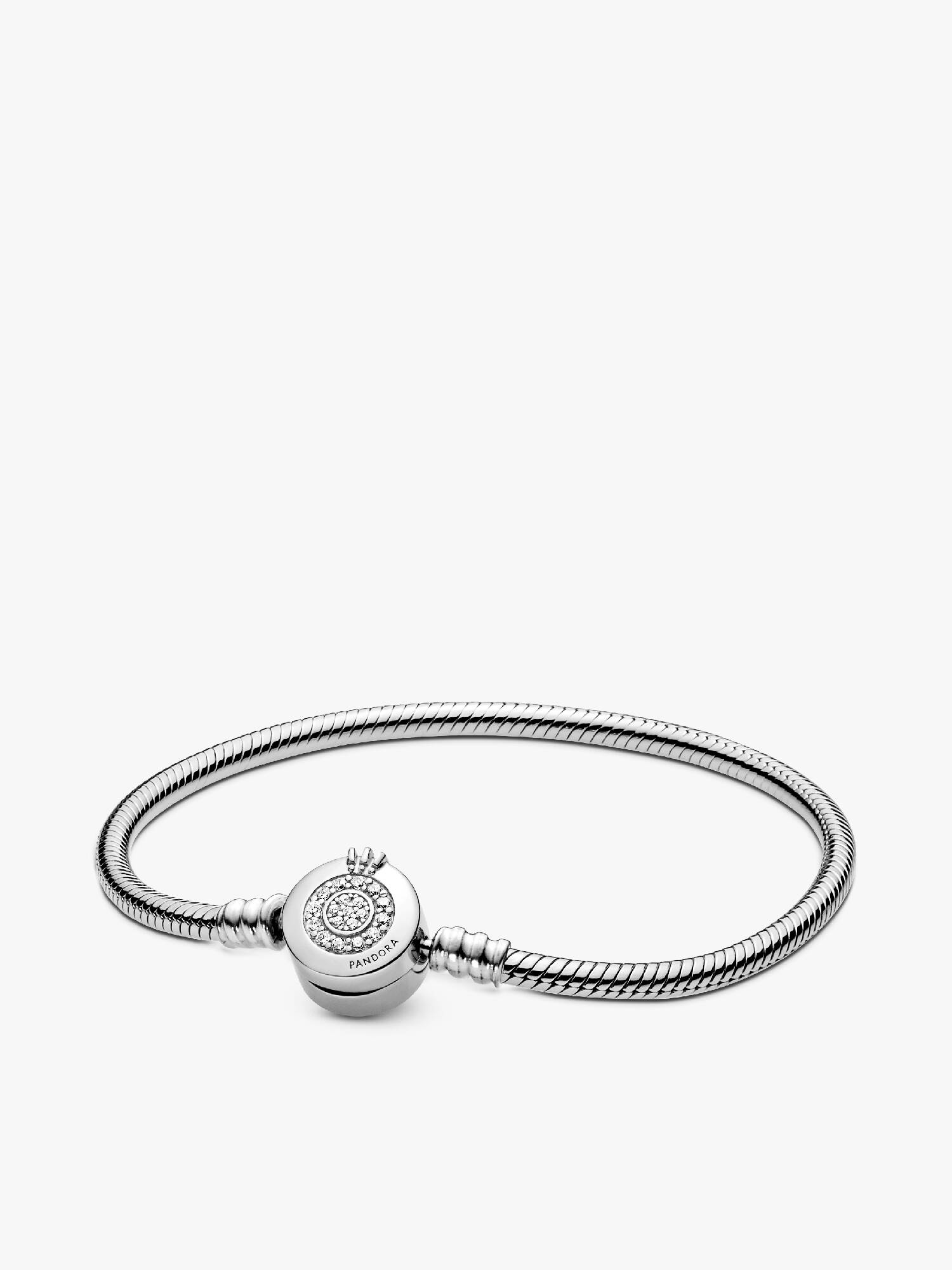Pandora Moments glittrande Crown O-ormkedjearmband