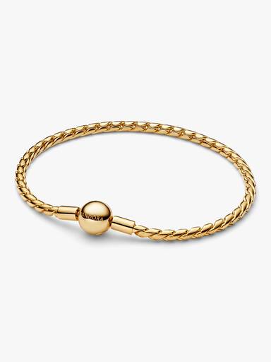 Kedjearmband med runt lås