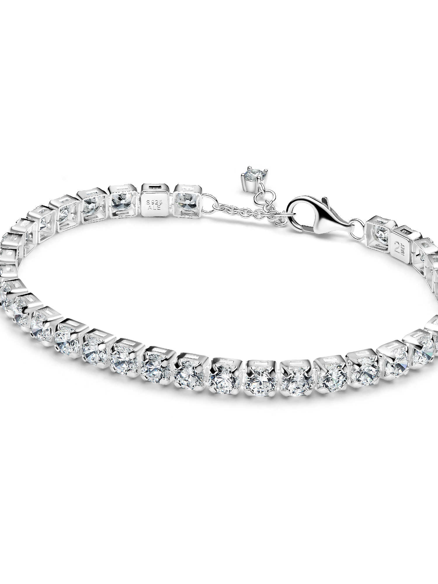 Glittrande tennisarmband