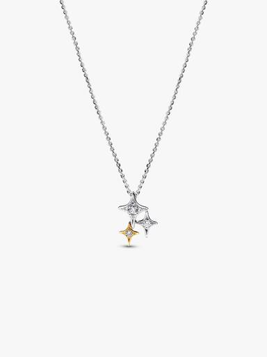Halsband med tre stjärnformade hängen
