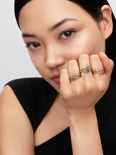 Disney Mulan öppen ring med svärdsmotiv